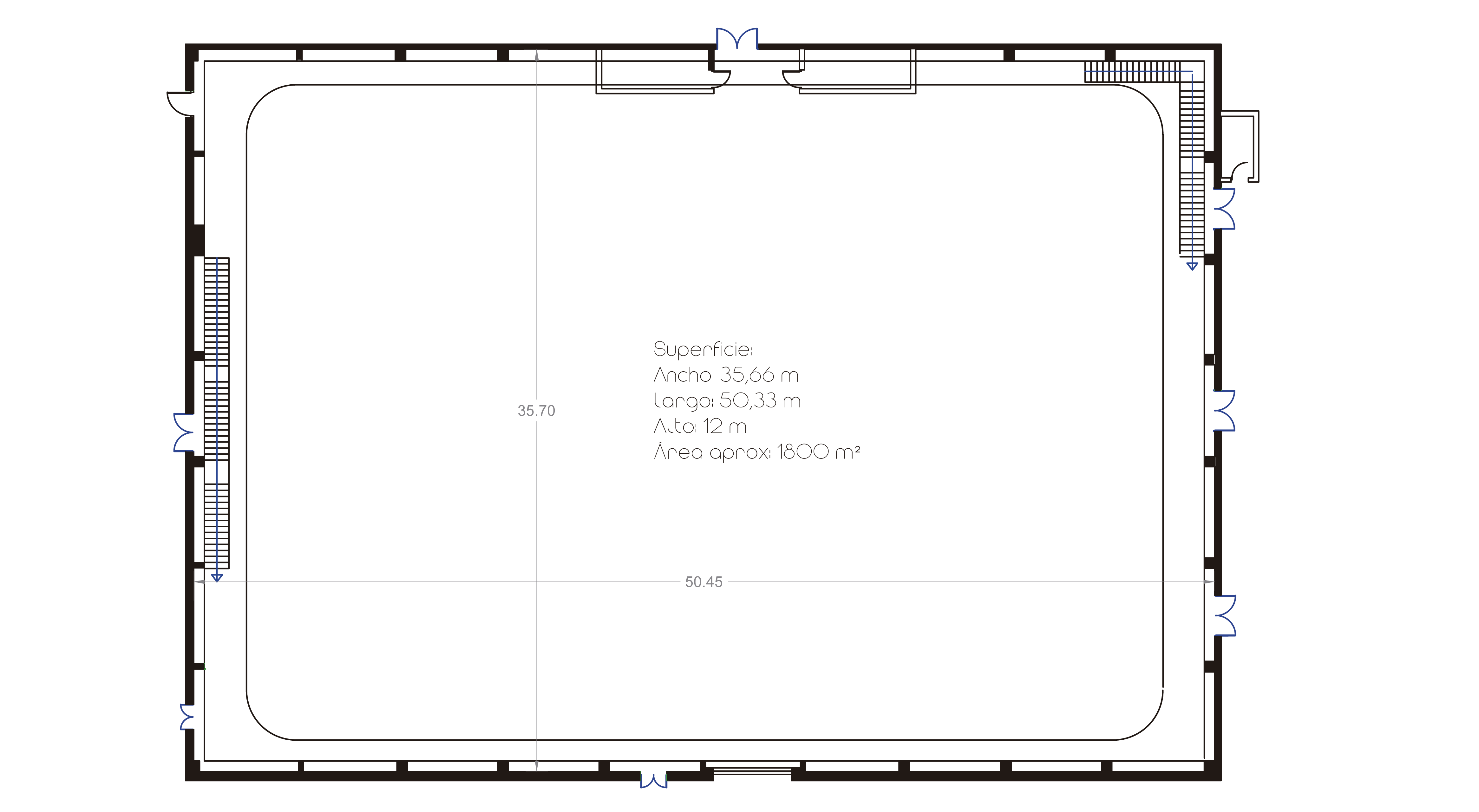 Adisar Media Estudios El Alamo SS Plato 1 Floorplan 001