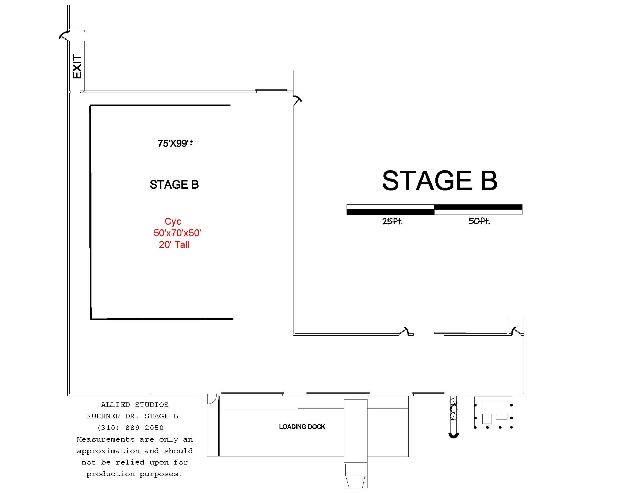Allied Studios SS Stage B Floorplan 001