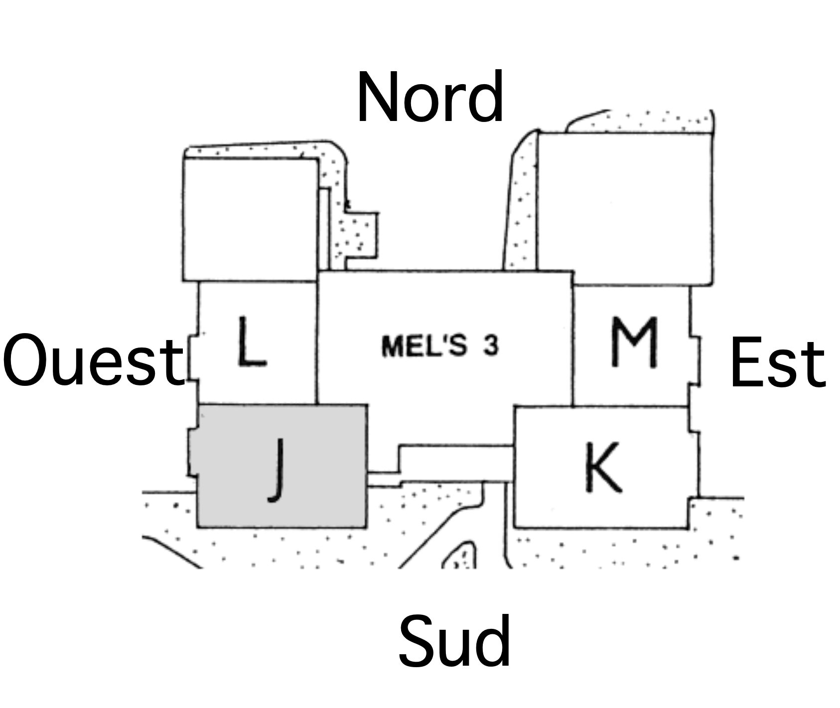 Mels 2-3 Cité du Cinéma SS Mels 3 J Map Detail