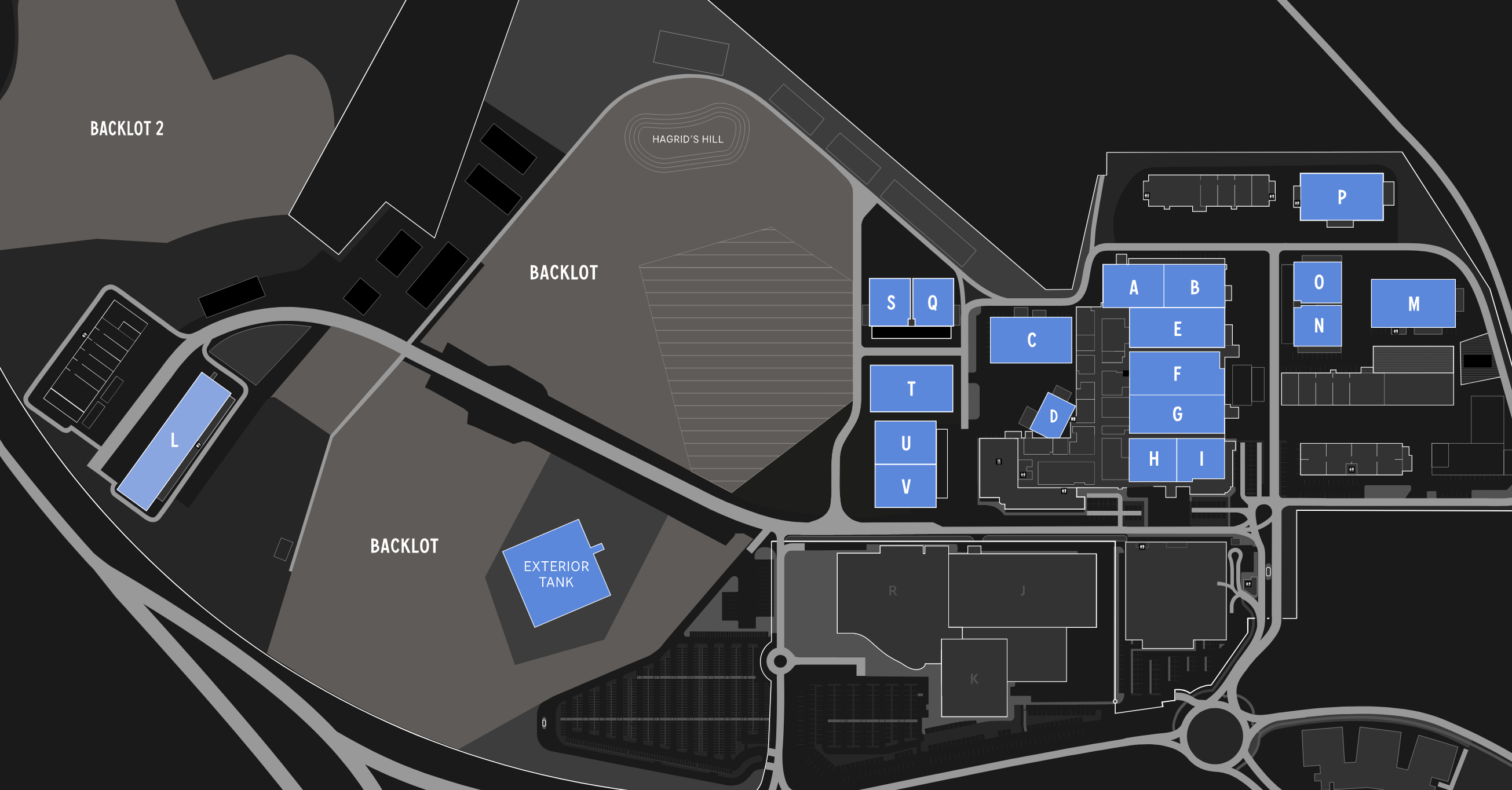 Warner Bros. Studios Leavesden SS L Map Detail