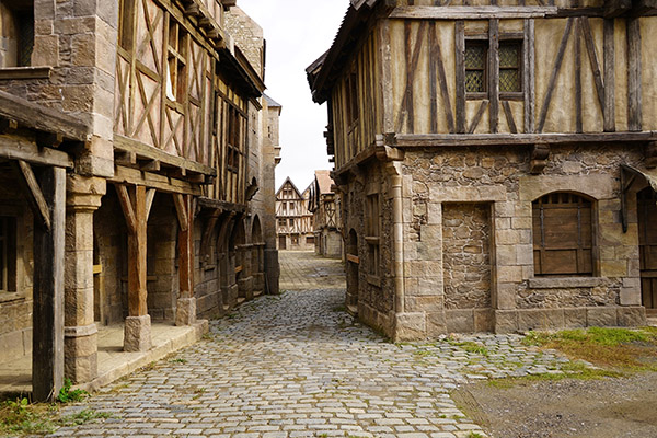 Barrandov Studios SA Medieval Town Picture 008