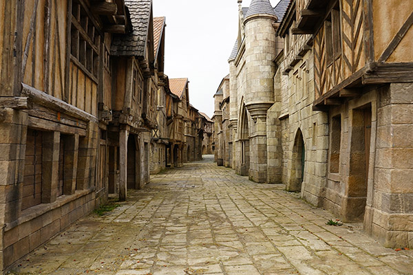 Barrandov Studios SA Medieval Town Picture 026
