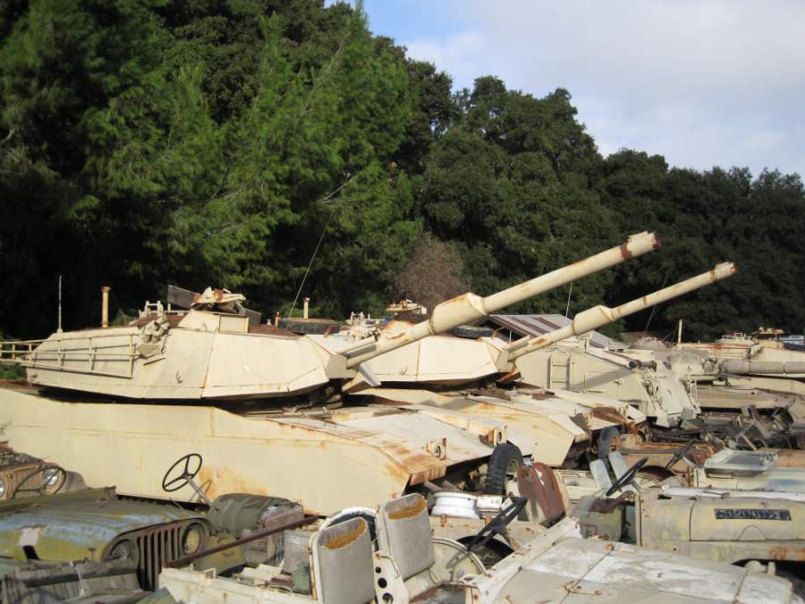 Melody Ranch Motion Picture Studio SA Junk Yard : Used Car Lot : MIlitary Base Picture 14