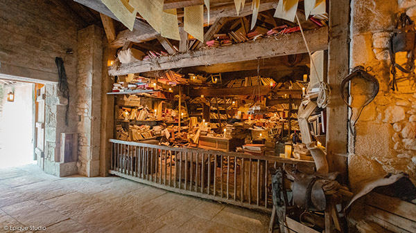 Puy Du Fou Studio SA 17th century library 3