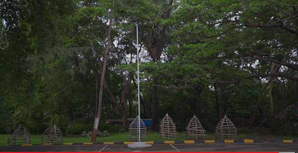 Film City Mumbai SA Flag Pole Road Picture 00001