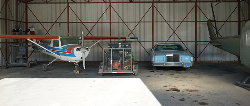 Blue Cloud Movie Ranch SA Airplane Hangar Picture 7