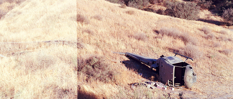 Blue Cloud Movie Ranch SA Helicopter Crash Site Picture 003